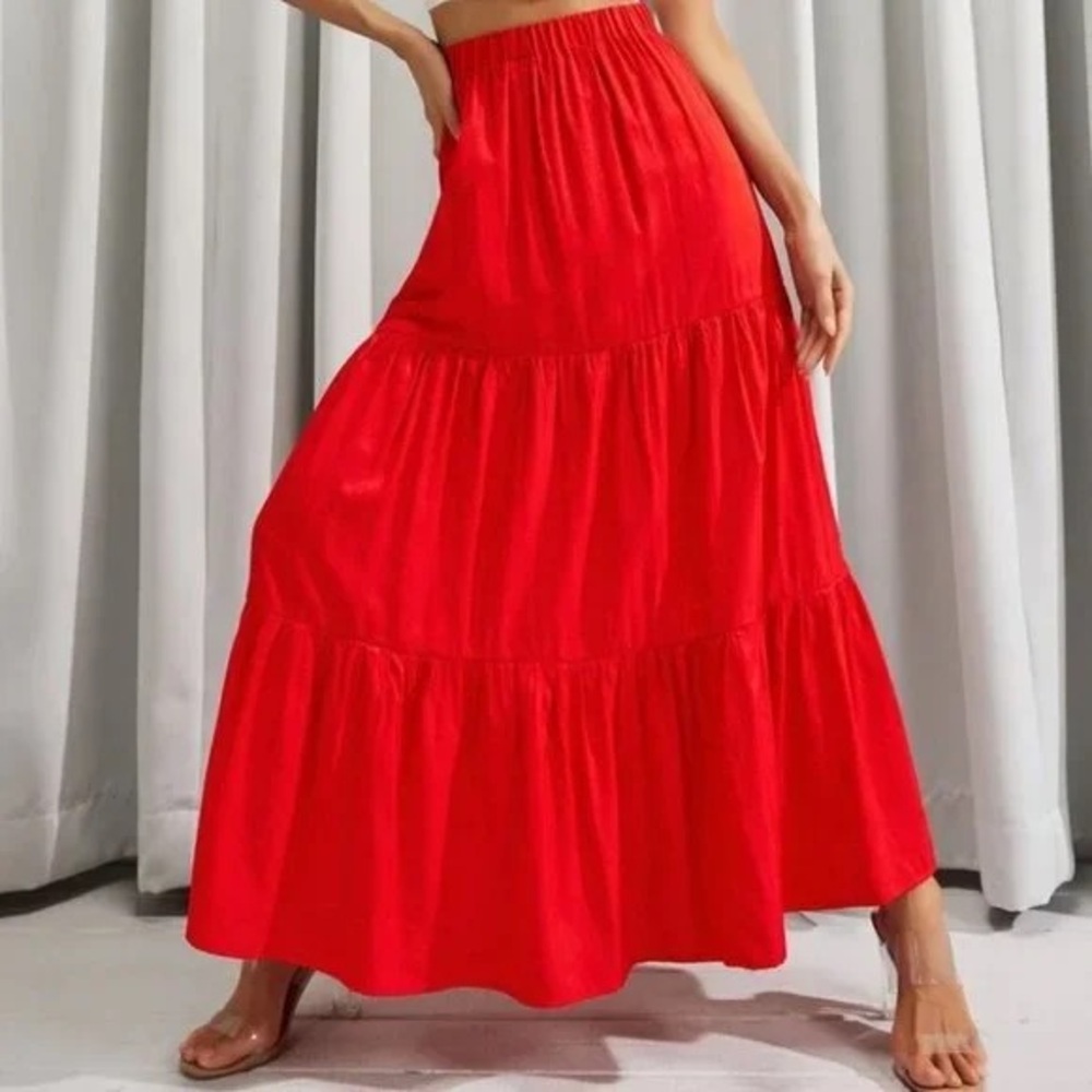 Philosophy Scarlet Maxi Skirt